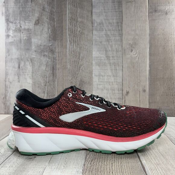 Brooks Ghost 11 Women's Size 10 Running Shoes Athletic Sneakers Black Pink - Picture 5 of 12